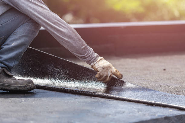 Professional Waterproofing technician working in Bristol, WI